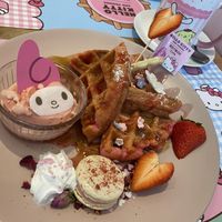 Strawberry Waffles - Vegan  at ARTBOX in Brighton