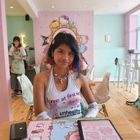 Me at the café lol at ARTBOX in Brighton