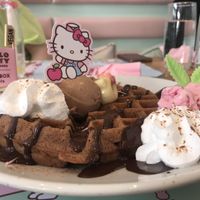 Chocolate waffles  at ARTBOX in Brighton