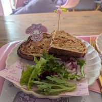 Pizza toastie at ARTBOX in Brighton