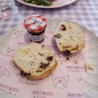 Scone and jam at ARTBOX in Brighton