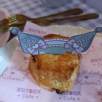 Kuromi scone at ARTBOX in Brighton