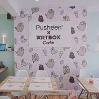 Pusheen ice cream parlour at ARTBOX in Brighton