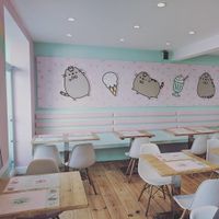 Pusheen ice cream parlour at ARTBOX in Brighton