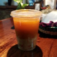 Rescate de chief: Estos como frijolitos como en salsa de jitomate estaban deliciosos. at Gold Taco in Mexico City