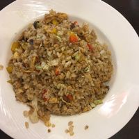 XO sauce fried rice (option to order without eggs) at Bǎo Dá Gǎng Shì Chá 寶達港式茶 in Taichung
