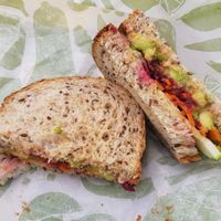 Avocado and veg sandwich at Cedele - Tanglin Mall in Central Singapore