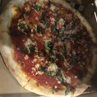 Vegan pizza just tomato and basil , no cheese  at 3 Brothers of Rockville Center in Rockville Centre