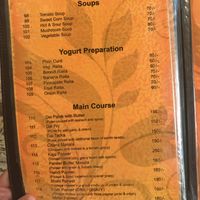 Menu 3 at Sam's Art Cafe in Jodhpur