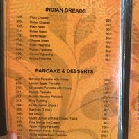 Menu 5 at Sam's Art Cafe in Jodhpur