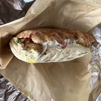 Eggplant Sabich Pita  at Taboonette in New York City