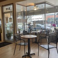 Seating  at Cosmic Veggies in Anacortes
