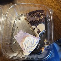 Got vegan cheesecake to go!  at Cosmic Veggies in Anacortes