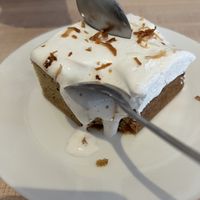 Delicious coconut cake!  at Eden in Dana Point