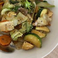 Crispy chow fun  at Eden in Dana Point