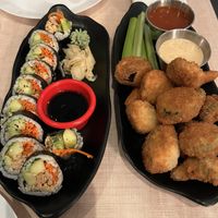 Sushi and tempura   at Eden in Dana Point