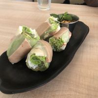 Spring rolls at Eden in Dana Point
