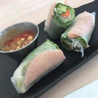 Spring rolls 😋 at Eden in Dana Point
