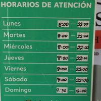 Opening hours at La Casa del Pan in San Cristobal De Las Casas
