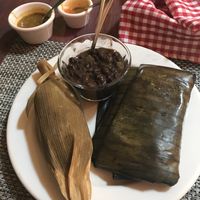 Vegan tamales at La Casa del Pan in San Cristobal De Las Casas