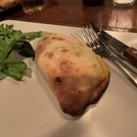 Vegan Calzone - delicious but just a starter..😉 at DoppioZero in Mexico City
