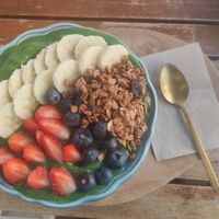 Smoothie bowl at Sugar Rabbit Kaffé in Albufeira