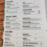 Menu at Sugar Rabbit Kaffé in Albufeira