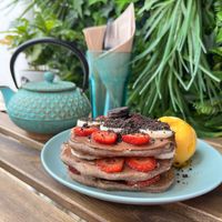 No-tella Pancakes  at Sugar Rabbit Kaffé in Albufeira