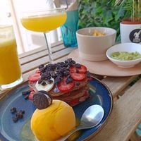 No-tella oreo pancakes at Sugar Rabbit Kaffé in Albufeira