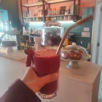 Fresh juice at Sugar Rabbit Kaffé in Albufeira