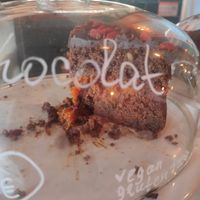 Vegan carrot cake at Sugar Rabbit Kaffé in Albufeira