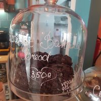 Vegan  gf chocolate banana bread at Sugar Rabbit Kaffé in Albufeira