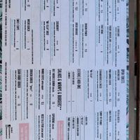 Menu side 2 at Sugar Rabbit Kaffé in Albufeira