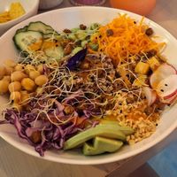 Buddha Bowl salad at Sugar Rabbit Kaffé in Albufeira