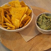 Nachos with homemade guacamole at Sugar Rabbit Kaffé in Albufeira
