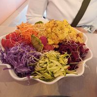 Wonderful salad at Sugar Rabbit Kaffé in Albufeira