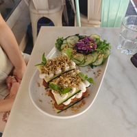 Zuchini lasagna at Sugar Rabbit Kaffé in Albufeira