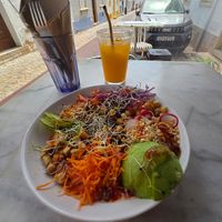 Buddha bowl...nom..nom..nom at Sugar Rabbit Kaffé in Albufeira