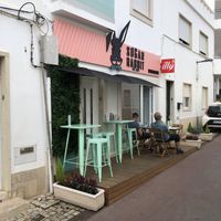 Outside  at Sugar Rabbit Kaffé in Albufeira
