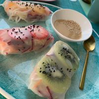Summer rolls at Sugar Rabbit Kaffé in Albufeira