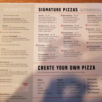 Menu 2/2 at Wayward Social in Marshalltown