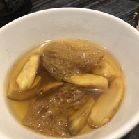 Our Yunnan mushroom soup  at Yangege 焱格格蔬食料理火锅 in Shanghai