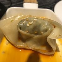 Our last dry wanton left at Yangege 焱格格蔬食料理火锅 in Shanghai