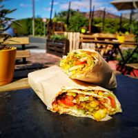 Falafel Wrap at Hexenküche in Idstein