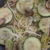 Vegan pasta at Dom Chá in Guimaraes