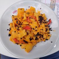 Vegan pasta at NONA Pizza in Brussels