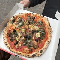 Spring 2025 vegan pizza  at NONA Pizza in Brussels