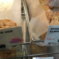 Vegan pastries (I saw at least two other vegan pastries) at Think Coffee in New York City