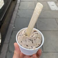 hazelnut straciatella at Jack's Gelato in Cambridge