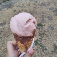 Two scoop ice cream at Jack's Gelato in Cambridge